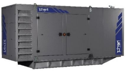 Дизельный генератор Hertz HG 550 CL в кожухе