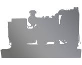 Motor АД320-Т400-2РП (ЯМЗ) в кожухе с АВР